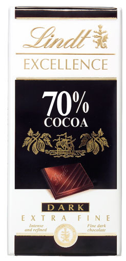 Lindt Excellence %70 Kakao Çikolata 100gr nin resmi