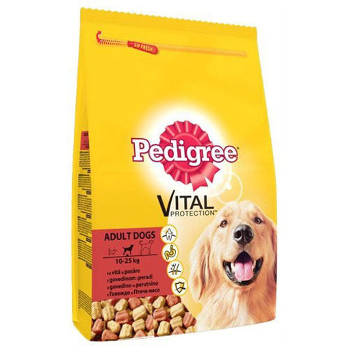 Pedigree Biftek Kümes Hayvan Köpek Mamasi 2,6kg nin resmi