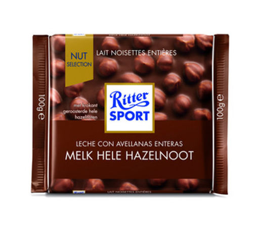 Ritter Sport Findikli Tablet Çikolata 100 Gr nin resmi