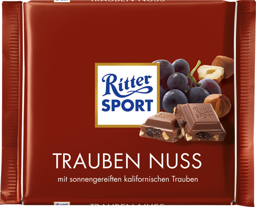 Ritter Sport Üzümlü Findikli Tablet Çikolata 100 G nin resmi
