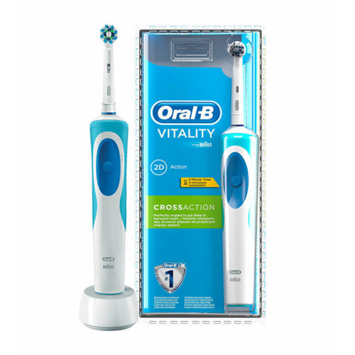 Oral-B Vitality Şarj Edilebilir Diş Fırçası Cross Action nin resmi