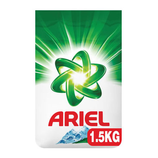 Ariel 1,5 kg Toz Çamaşır Deterjanı Dağ Esintisi Renkiler İçin nin resmi