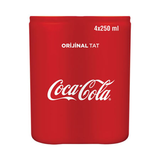 Coca Cola 250mlx4 Kutu nin resmi