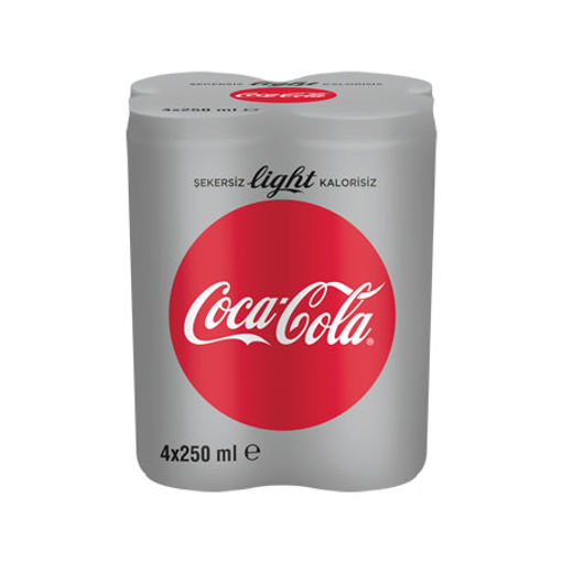 Coca Cola 250mlx4 Light Kutu nin resmi