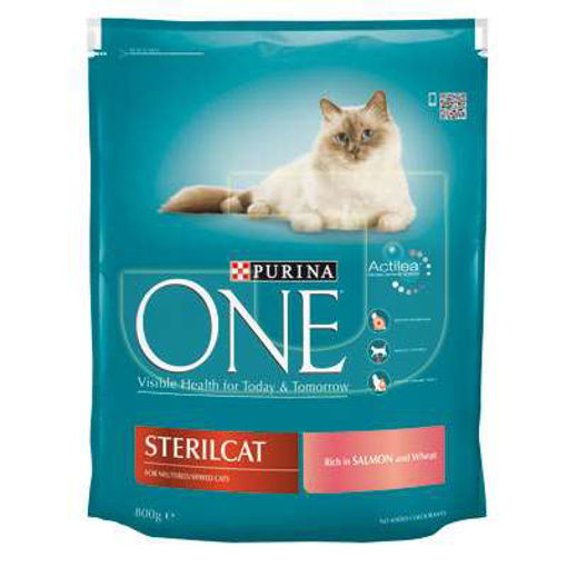 Purina One Steril Kedi Mamasi Somonlu 800 Gr nin resmi