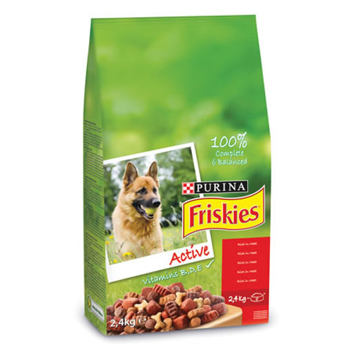 Friskies Etli Köpek Mamasi 2400gr nin resmi