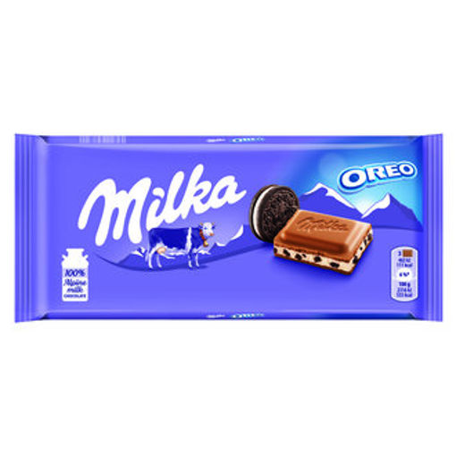 Milka Oreolu Çikolata 100 Gr nin resmi