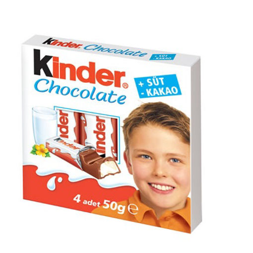 Kinder Chocolate T4 50 Gr nin resmi