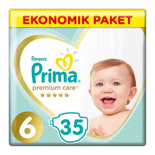 Prima Bebek Bezi Premium Care 6 Beden 35 Adet Ekstra Large Ekonomik Paket nin resmi
