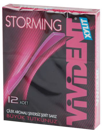 Vivident Storming Sakiz Çilek Aromali nin resmi