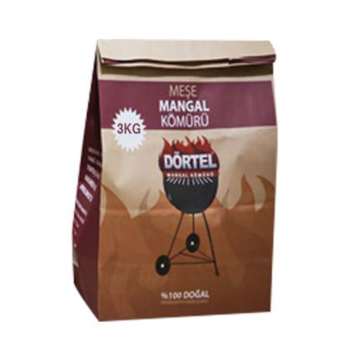 Dörtel Mangal Kömürü Craft 3kg nin resmi