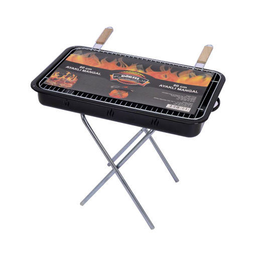 Dörtel Ayaklı Mangal 60cm nin resmi