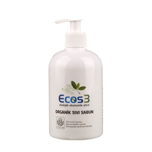 Ecos3 Organik Sivi Sabun 500ml nin resmi