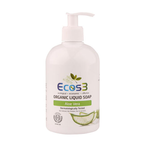 Ecos3 Organik Sivi Sabun Aloevera 500ml nin resmi