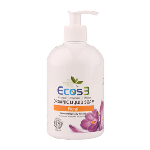 Ecos3 Organik Sivi Sabun Floral 500ml nin resmi