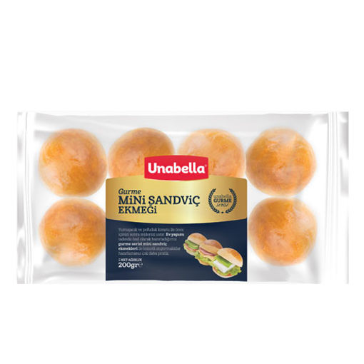 Unabella Gurme Mini Sandviç Ekmeği 200gr nin resmi