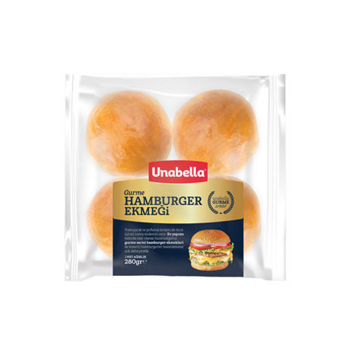 Unabella Gurme Hamburger ekmeği 360gr nin resmi