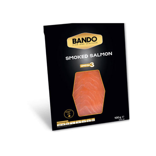 Bando Somon Füme Norveç 100gr +4 nin resmi