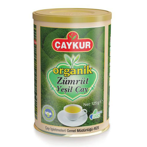 Çaykur Organik Zümrüt Yeşil Çay 125gr nin resmi