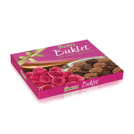 Ülker Buklet Pembe Çikolata 208gr nin resmi