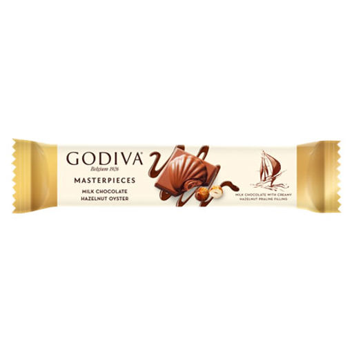Godiva Milk Chocolate Hazelnut 30gr nin resmi