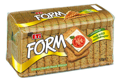 Eti Form Kizarmiş Kepekli Ekmek Dilim 138gr nin resmi