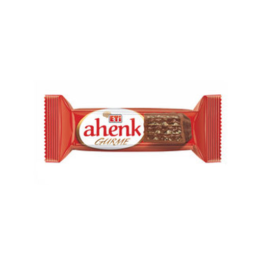 Eti Ahenk Gurme Çikolata Kaplı Fındık Kremalı Gofret 50 Gr nin resmi