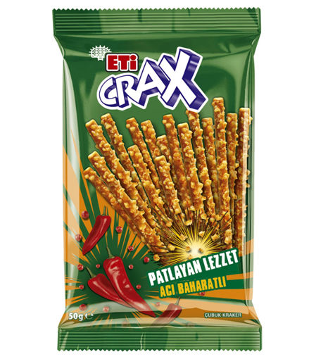Eti Crax Patlayan Lezzet Acili Çubuk 50gr nin resmi