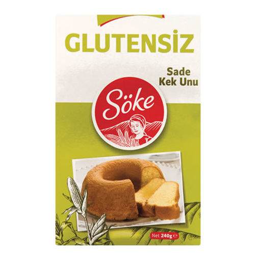 Söke Glütensiz Sade Kekun 240gr nin resmi