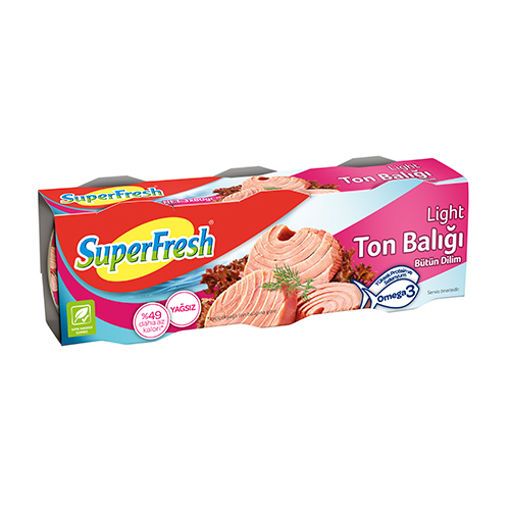 Superfresh Ton Balığı Lıght 3x80 Gr nin resmi