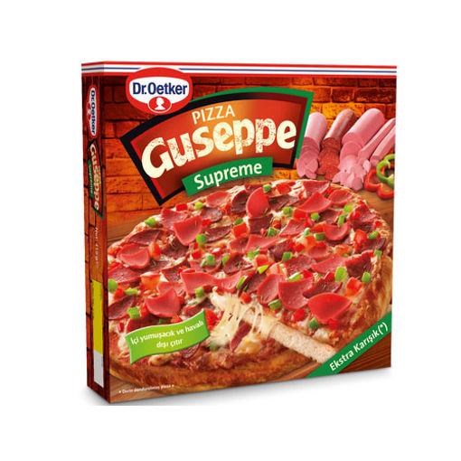 Dr Oetker Pizza Guseppe Supreme 415gr nin resmi