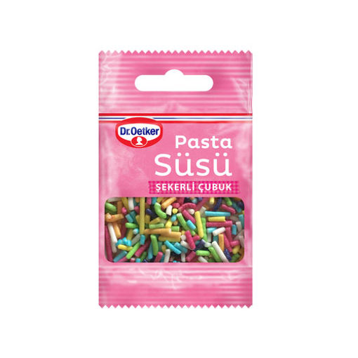 Dr.Oetker Pasta Süsü Şekerli Çubuk 10 Gr nin resmi