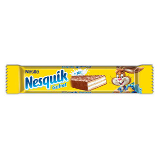 Nestle Nesquik Sütlü Çikolata Gofret 26,7 Gr nin resmi