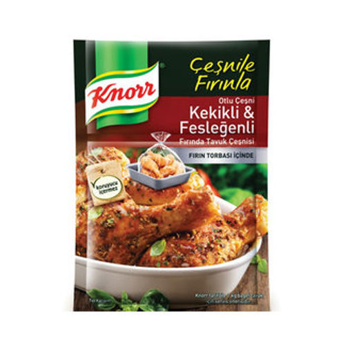 Knorr Firinda Tavuk Çeşnisi Fesleğenli Kekik 29gr nin resmi