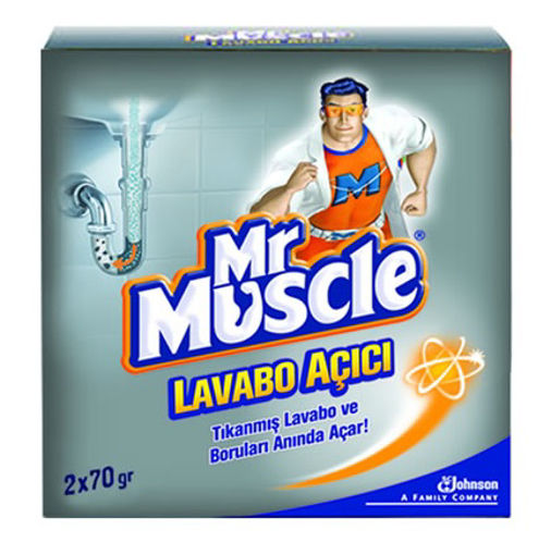 Mr.Muscle Lavabo Acici Granul 2x50 Gr nin resmi