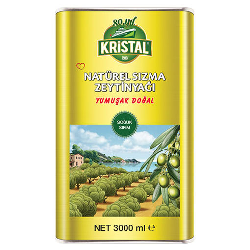 Kristal Sizma Zeytinyağ 3lt Tnk nin resmi