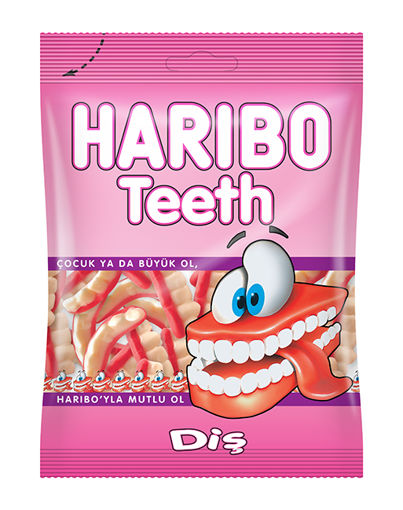 Haribo 80g Jellyteeth nin resmi