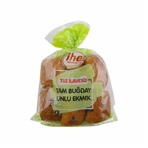 İhe Tam Buğday Ekmek Tuz İlavesiz 400gr nin resmi