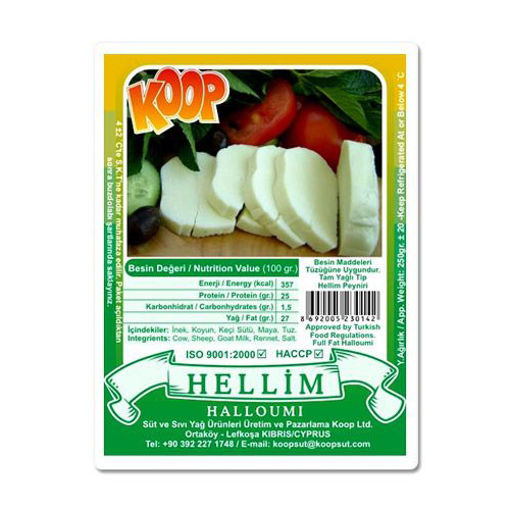 Koop Hellim Peyniri 250gr nin resmi