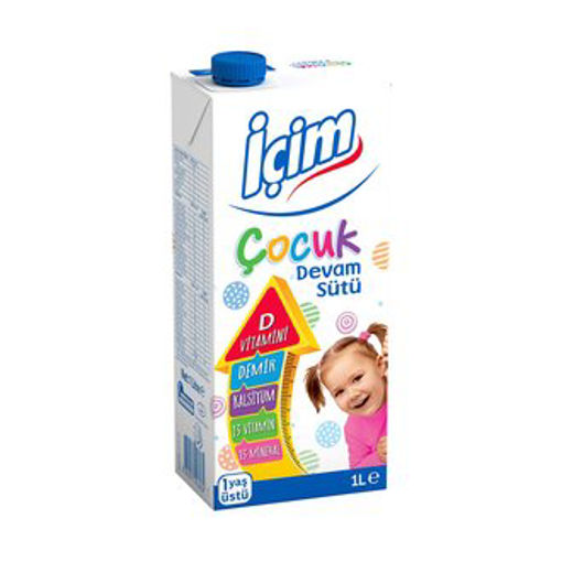 İçim Çocuk Devam Sütü 1 Lt nin resmi