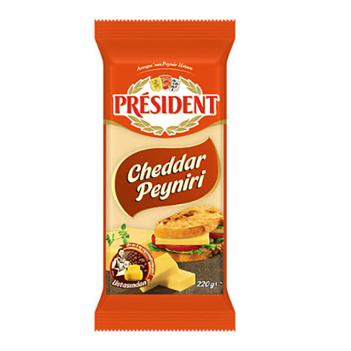 President Cheddar Peyniri 220gr nin resmi