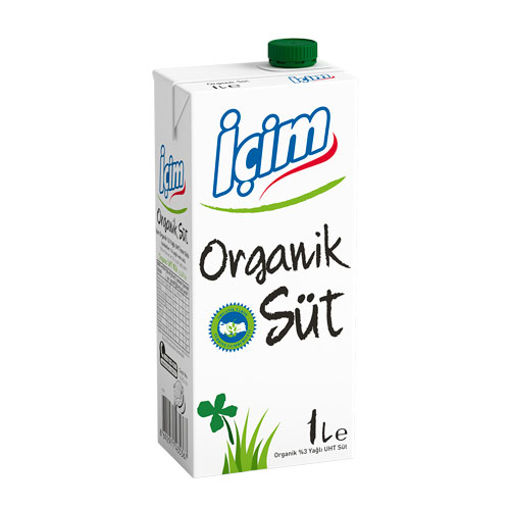 İçim Organik Süt 1 Lt nin resmi
