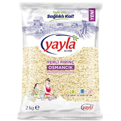Yayla Osmancik Pirinç 2000gr nin resmi