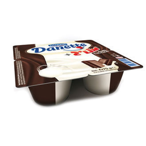 Danette İkilim Çikolatalı Sütlü Puding 4X70 Gr nin resmi