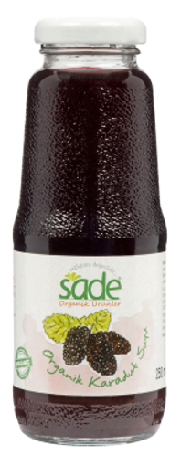 Sade Organik Karadut Suyu 250 Ml nin resmi