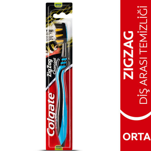Colgate Zig Zag Charcoal Orta Diş Firçasi 1+1 nin resmi