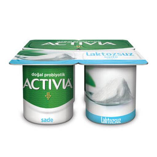 Activia Laktozsuz Probiyotik Yoğurt Sade 4x100 Gr nin resmi