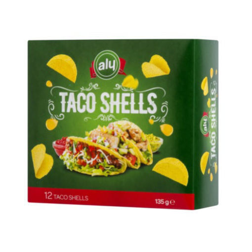 Aly Taco Shells 135 Gr nin resmi