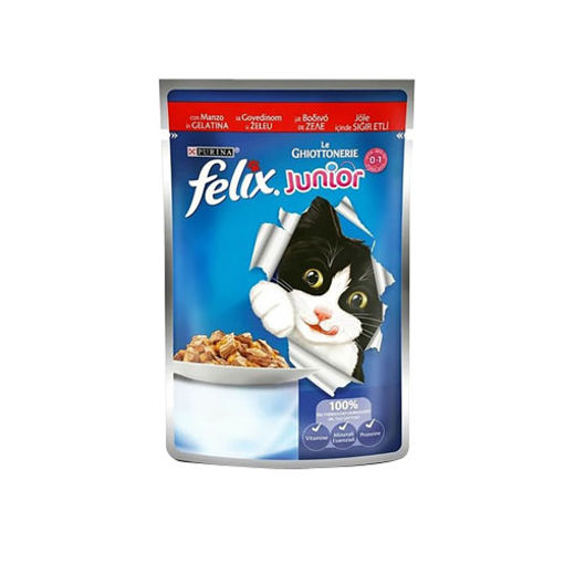 Felix Kedi Maması Junior Agail 85 Gr nin resmi