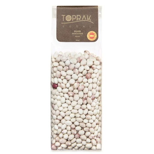 Toprak Doğal Kelkit Şeker Fasulyesi 500 Gr nin resmi